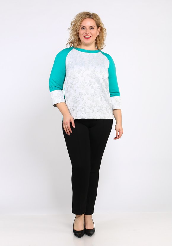 Свитшот с вставкой из жаккарда шир.  580, рис. 1