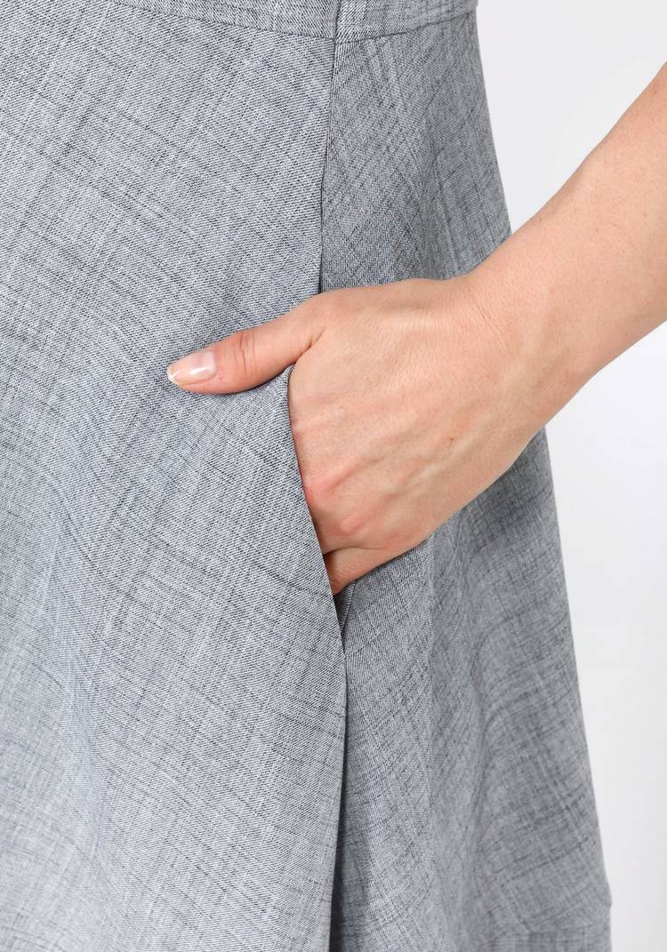 Сарафан однотонный свободного кроя шир.  750, рис. 4