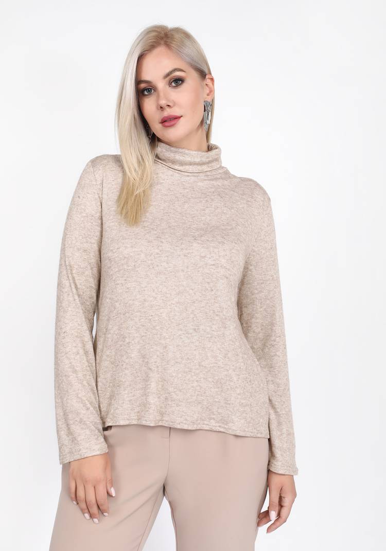 Водолазка полуприталенного силуэта шир.  750, рис. 6