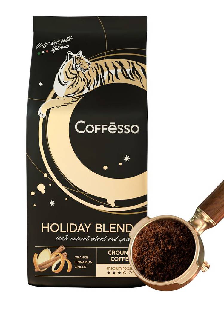 Кофе Coffesso Holiday Blend молотый шир.  750, рис. 2