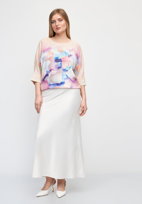 Блуза со стразами Амилия шир.  580, рис. 7