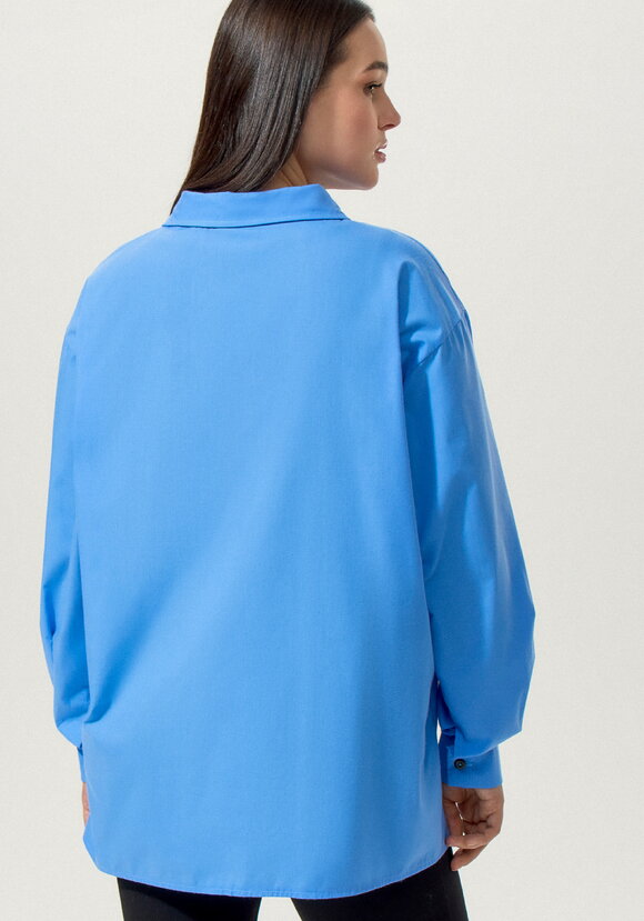 Рубашка с принтом на передней полочке шир.  580, рис. 9