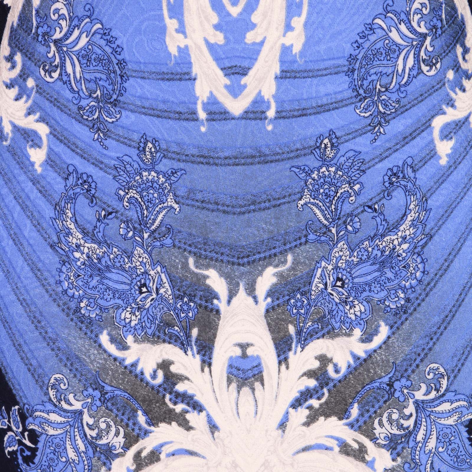 Платье приталенное с узлом «перекрутом» GalaGrosso, цвет синий, размер 48 - фото 7