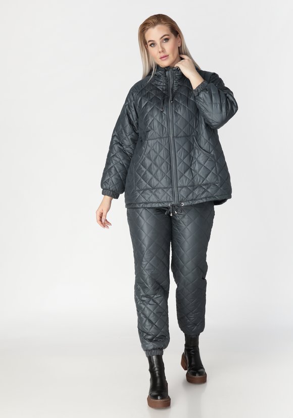 Брюки стеганые на резинке шир.  580, рис. 3