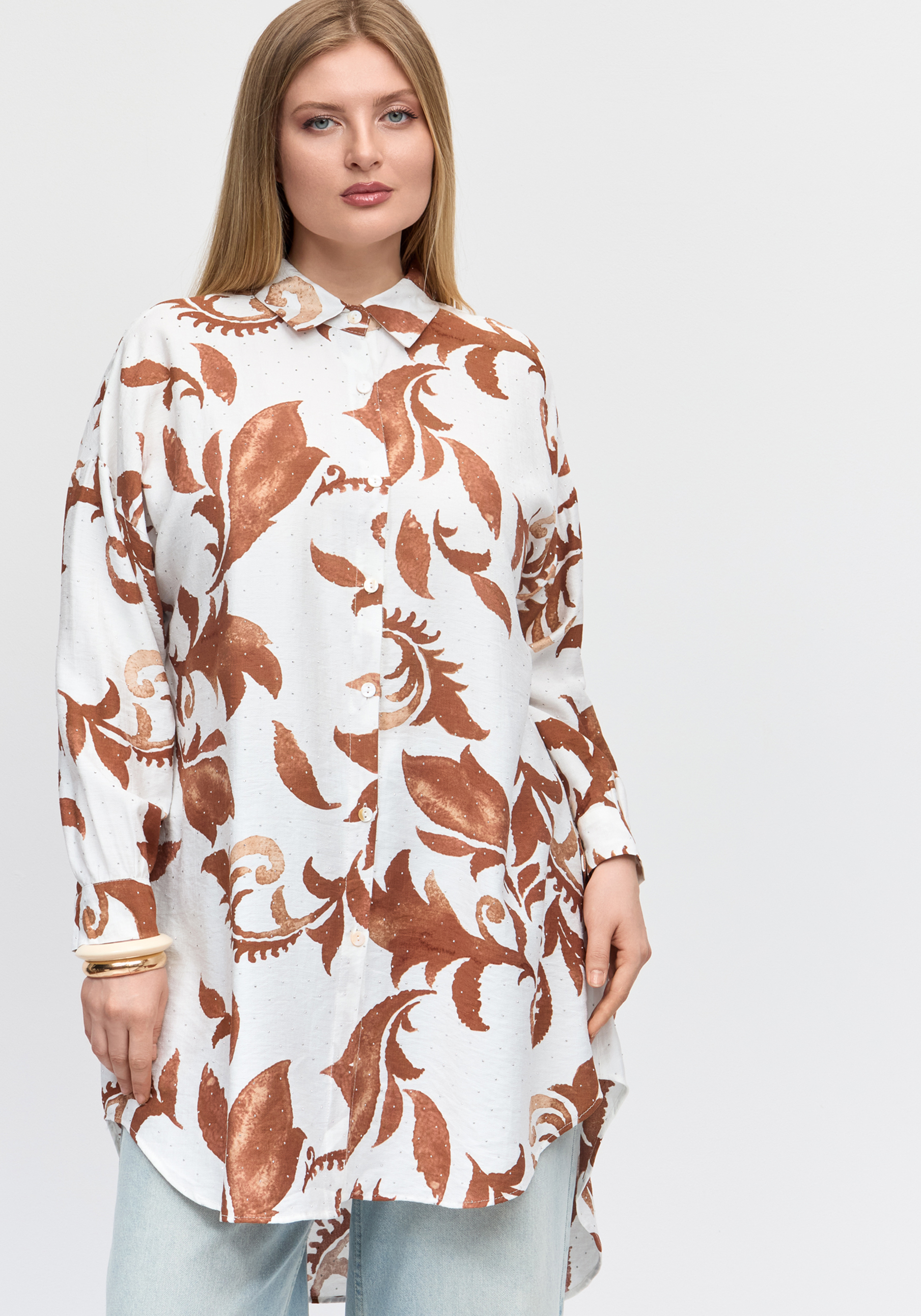 Блуза удлиненная quotДжулия quot 3999₽