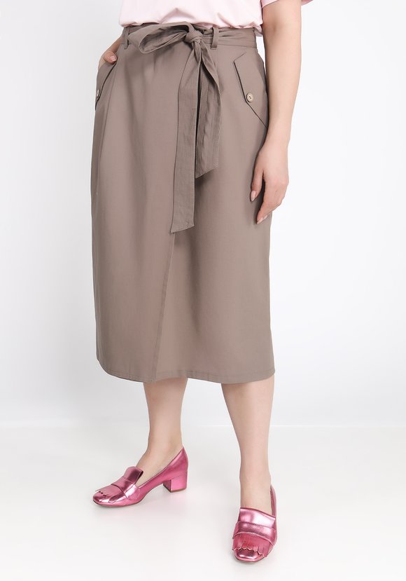 Юбка с имитацией запаха София шир.  580, рис. 6