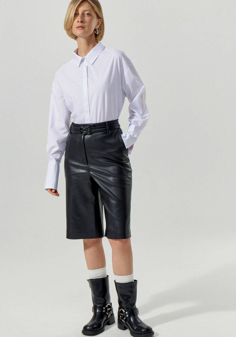 Рубашка с объемным манжетом Милена шир.  750, рис. 12