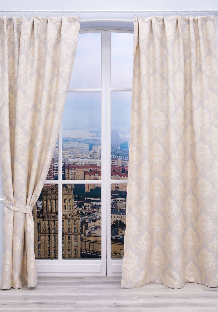 Комплект портьер из жаккарда Марго шир.  750, рис. 6