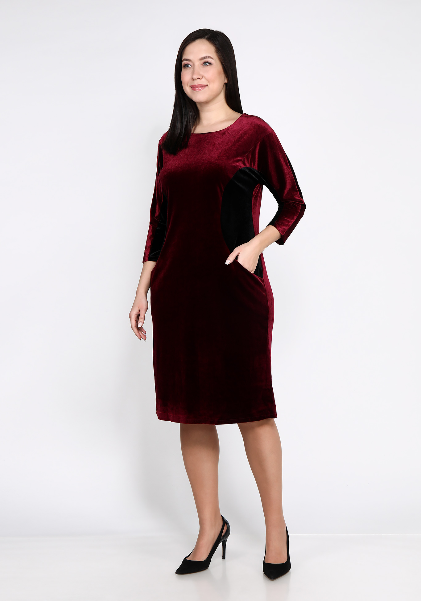 Платье "Леся" Kumar collection, размер 58, цвет красный - фото 6
