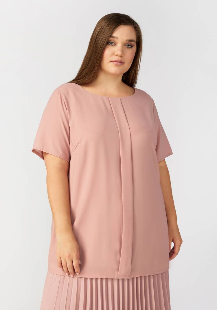 Блуза с вертикальной складкой шир.  750, рис. 8