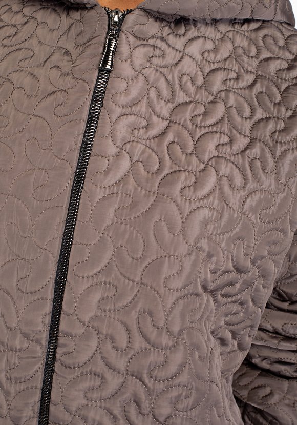 Пальто стеганое с застежкой-молнией шир.  580, рис. 8