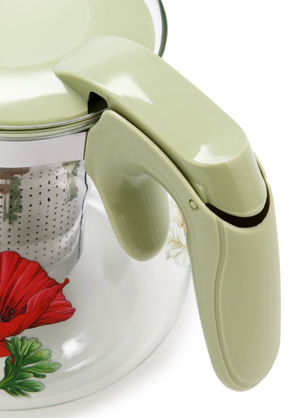 Заварочный стеклянный чайник с фильтром шир.  580, рис. 28