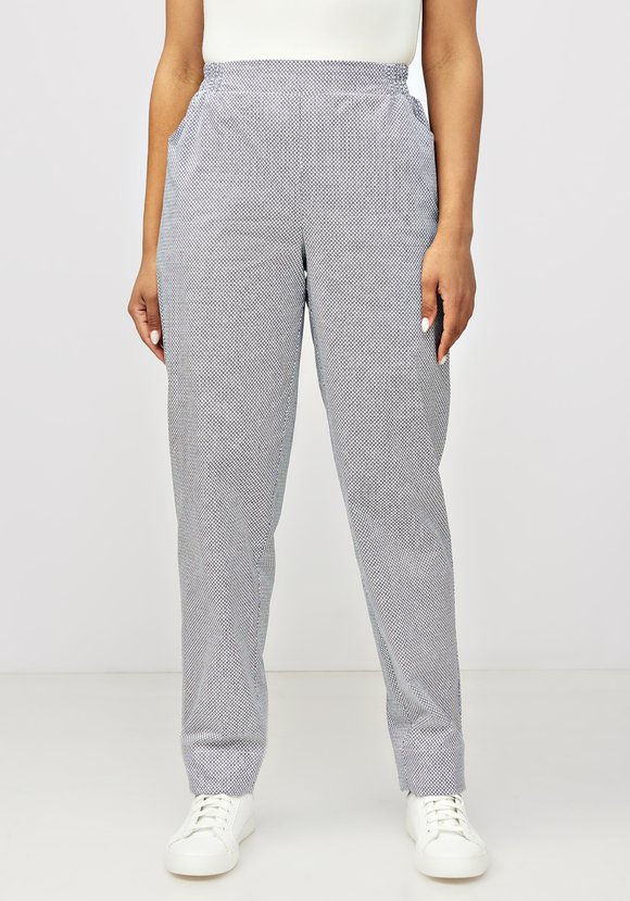 Хлопковые брюки Бернадет шир.  580, рис. 10