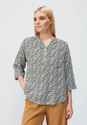 Рубашка с цветочным принтом Элен