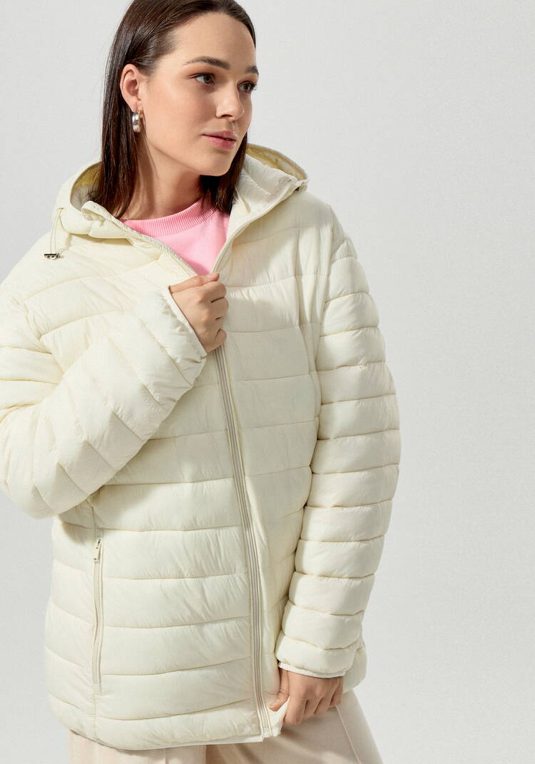 Куртка легкая стеганая с капюшоном шир.  750, рис. 9