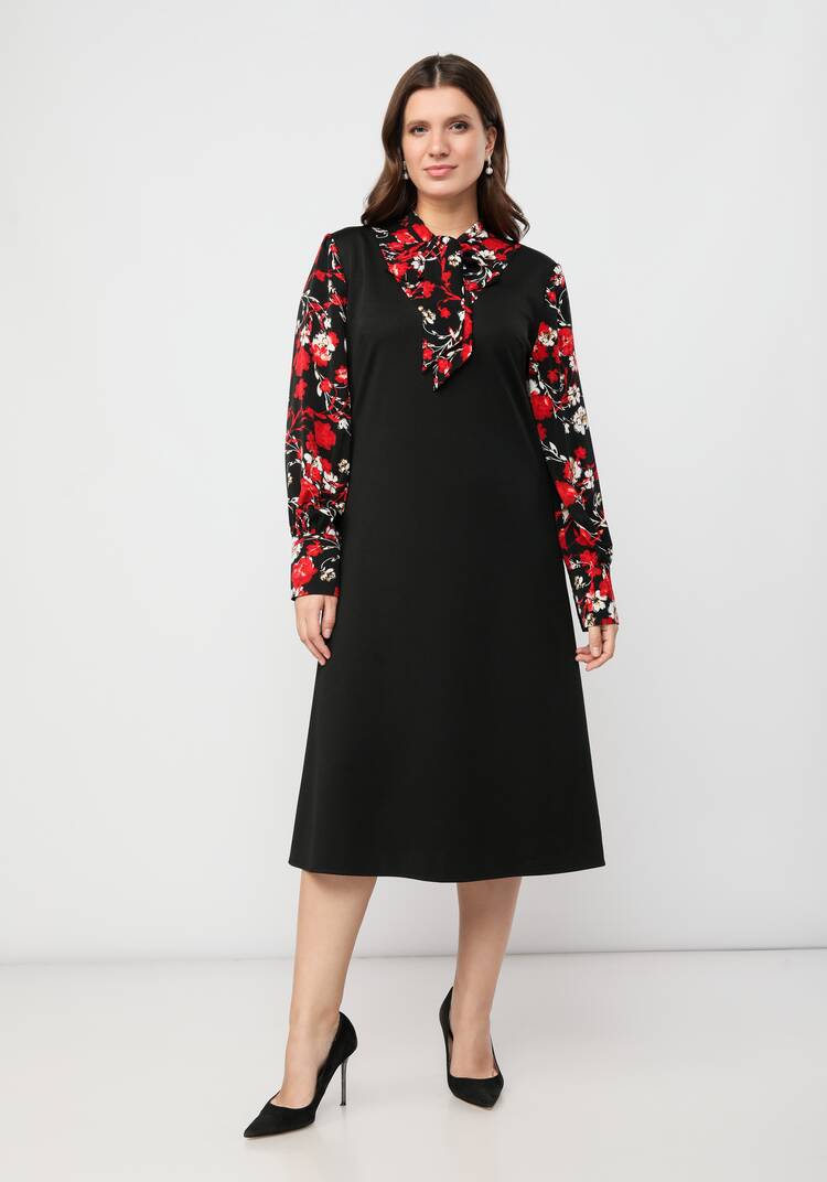 Платье с бантом Барбара шир.  750, рис. 4