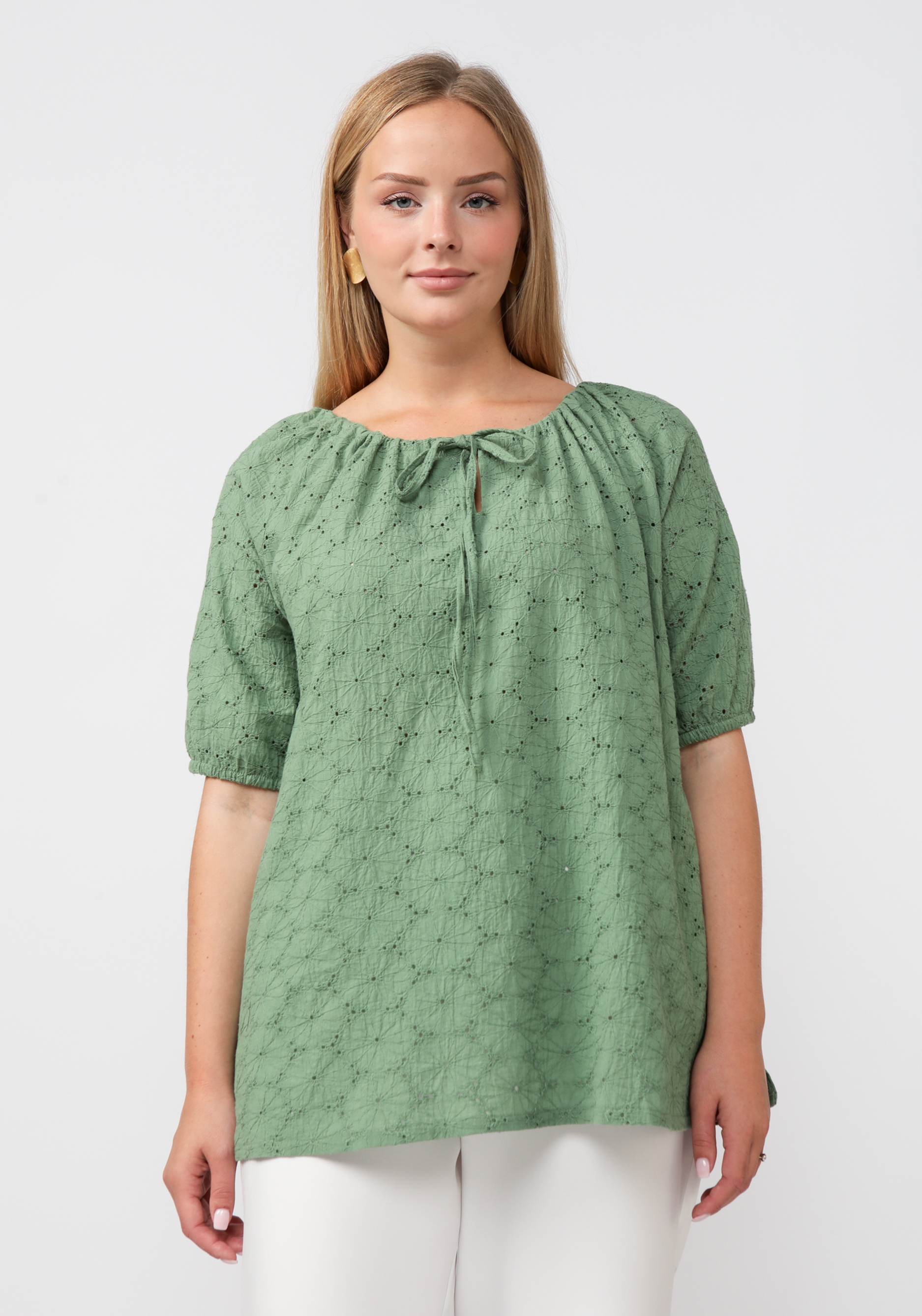 Блуза из шитья свободного кроя блуза лара