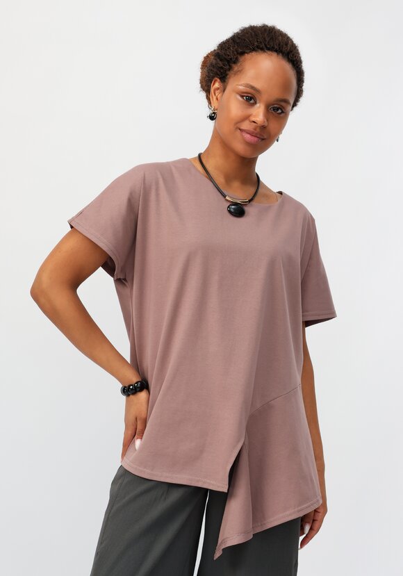 Блуза с асимметричным кроем шир.  580, рис. 16