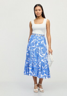 Юбка с ярусомВоздушное настроение