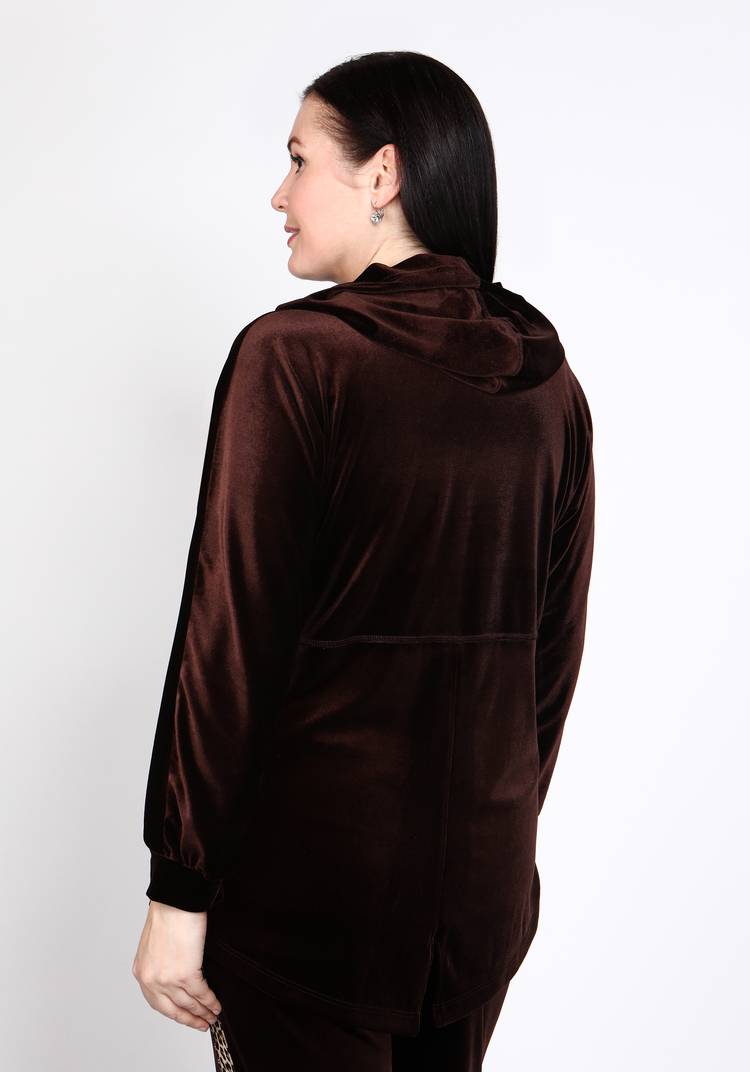 Туника бархатная с капюшоном шир.  750, рис. 12