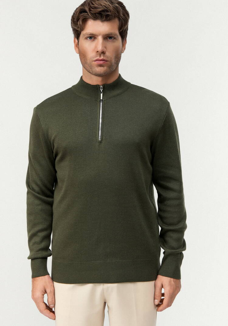 Джемпер с воротником-стойкой на молнии шир.  750, рис. 4