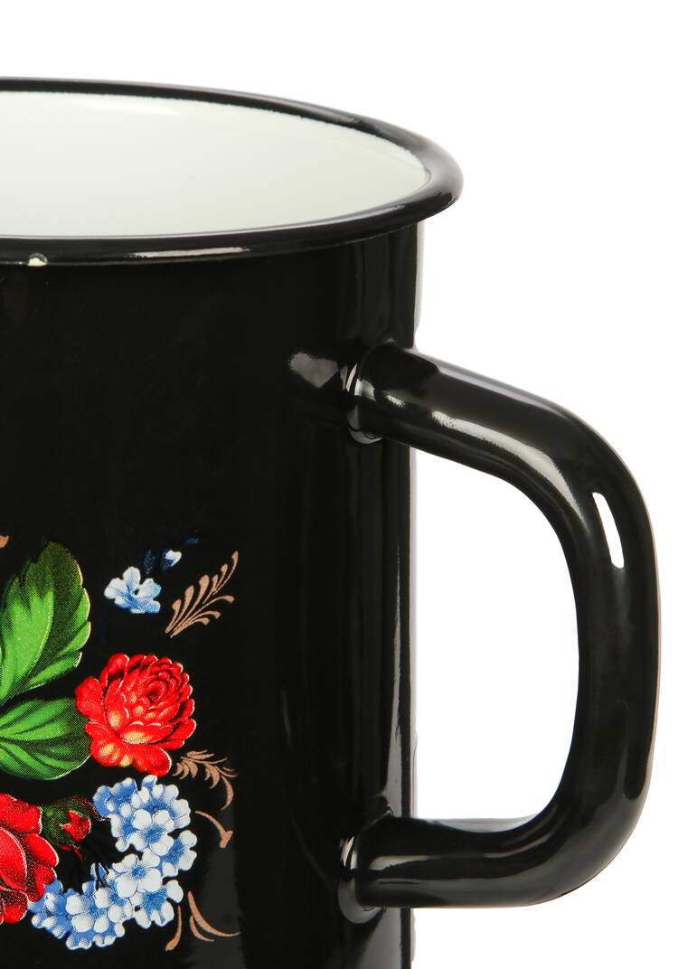 Кувшин эмалированный Жостовские мотивы шир.  750, рис. 3