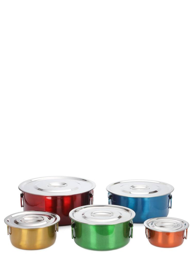 Набор посуды из нержавеющей стали с крышками шир.  750, рис. 8