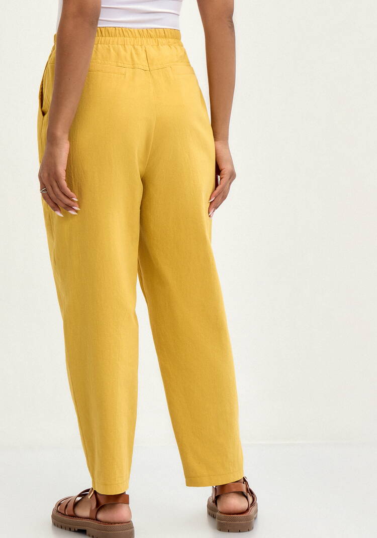 Брюки с декоративной планкой и карманами шир.  750, рис. 35