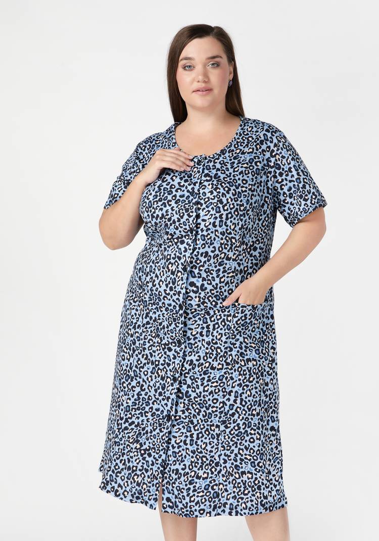 Халат ниже колена Изабелла шир.  750, рис. 7