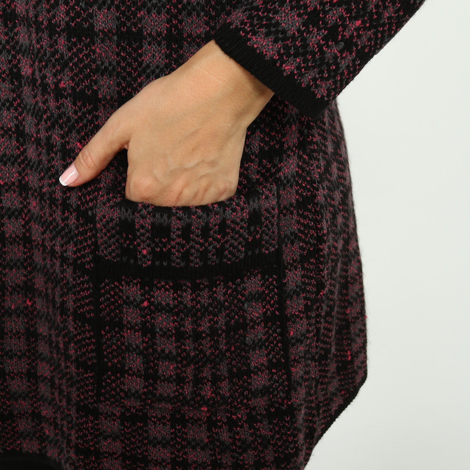 Жакет с карманами и длинным рукавом Vay Collection, размер 56, цвет розовый - фото 5