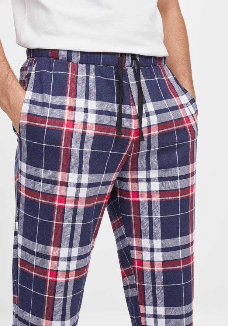 Брюки мужские прямые на резинке со шнурком шир.  750, рис. 11