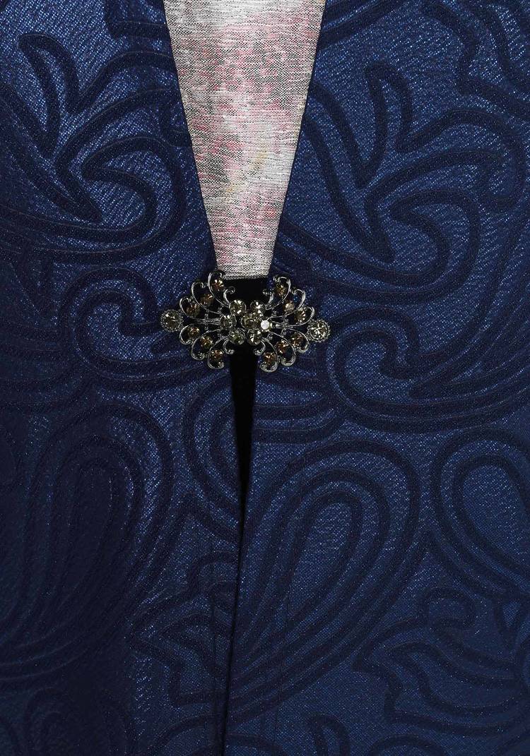 Кардиган с контрастными вставками на рукавах шир.  750, рис. 3