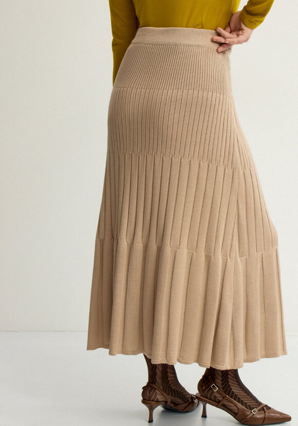 Юбка с фигурными складками шир.  580, рис. 9