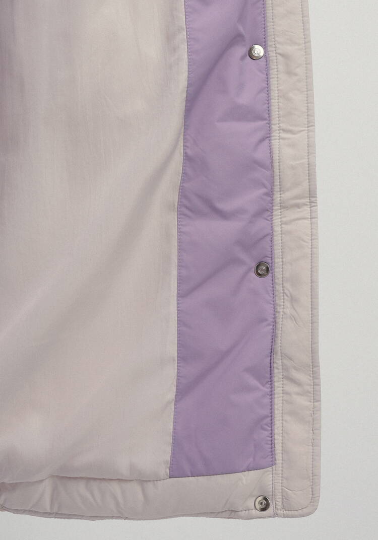 Пуховик с капюшоном и фактурной стежкой шир.  750, рис. 9