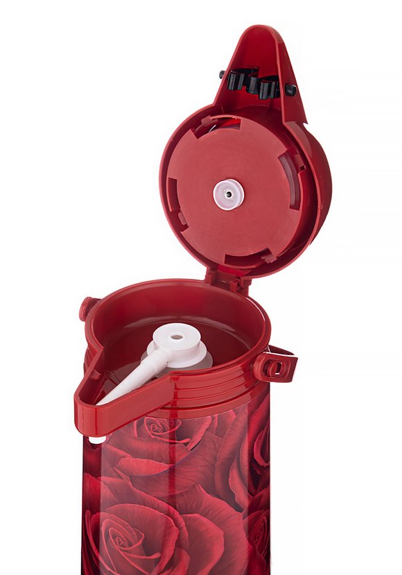 Термос со стеклянной колбой и помпой шир.  580, рис. 9