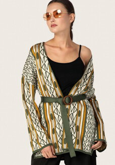 Кардиган женский под пояс