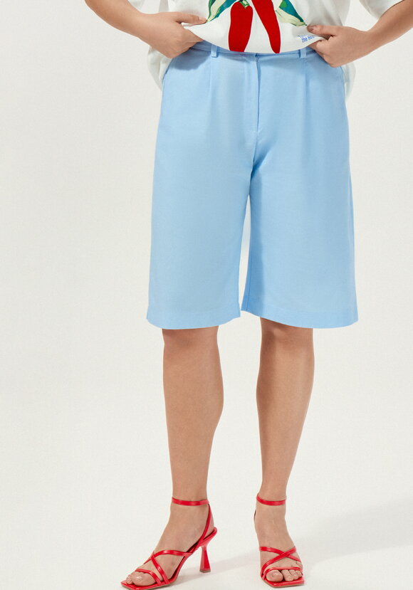 Шорты изо льна свободного кроя шир.  580, рис. 4