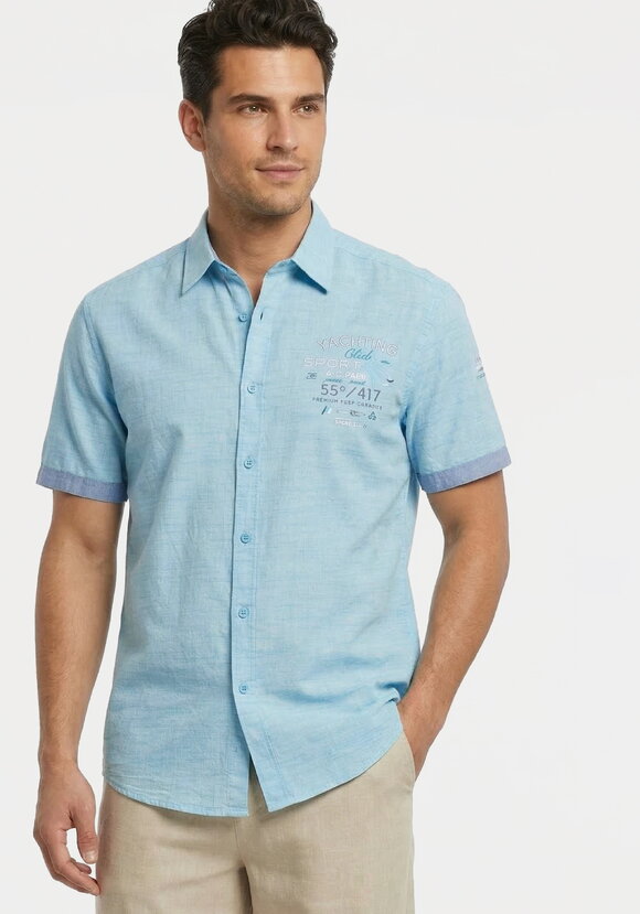 Рубашка из хлопка Гюстав шир.  580, рис. 6