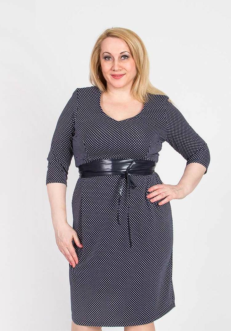 Платье с карманами и рукавом 7/8 шир.  750, рис. 20