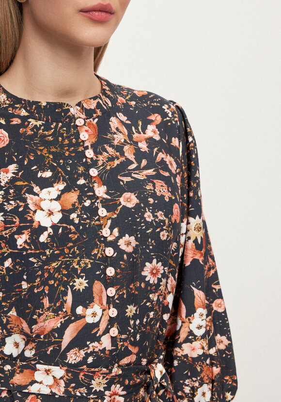 Платье с принтом по рукавам Герда шир.  580, рис. 5