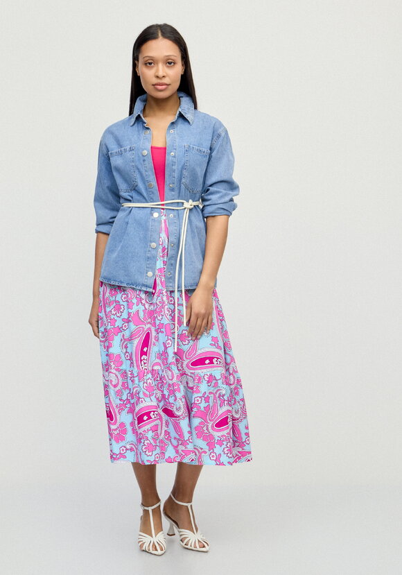 Юбка с ярусомВоздушное настроение шир.  580, рис. 15