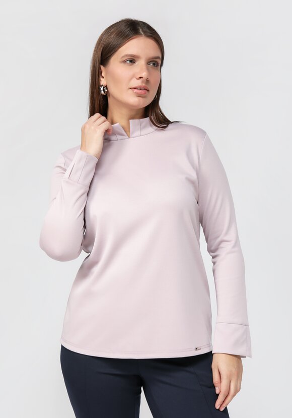 Джемпер с оригинальными манжетами шир.  580, рис. 7