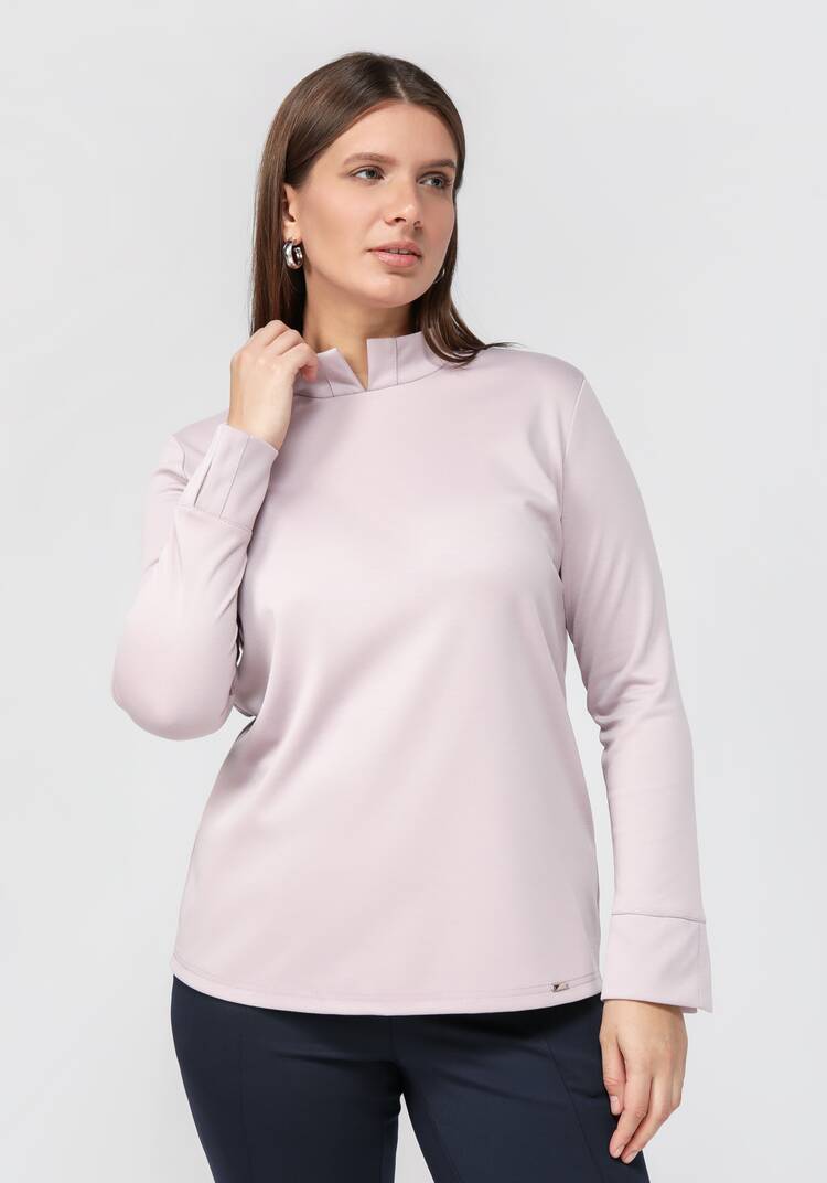 Джемпер с оригинальными манжетами шир.  750, рис. 7