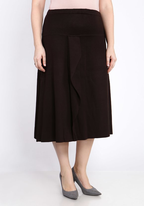 Юбка с вертикальным воланом шир.  580, рис. 5