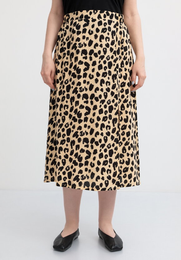 Юбка свободная с широким поясом на резинке шир.  580, рис. 4