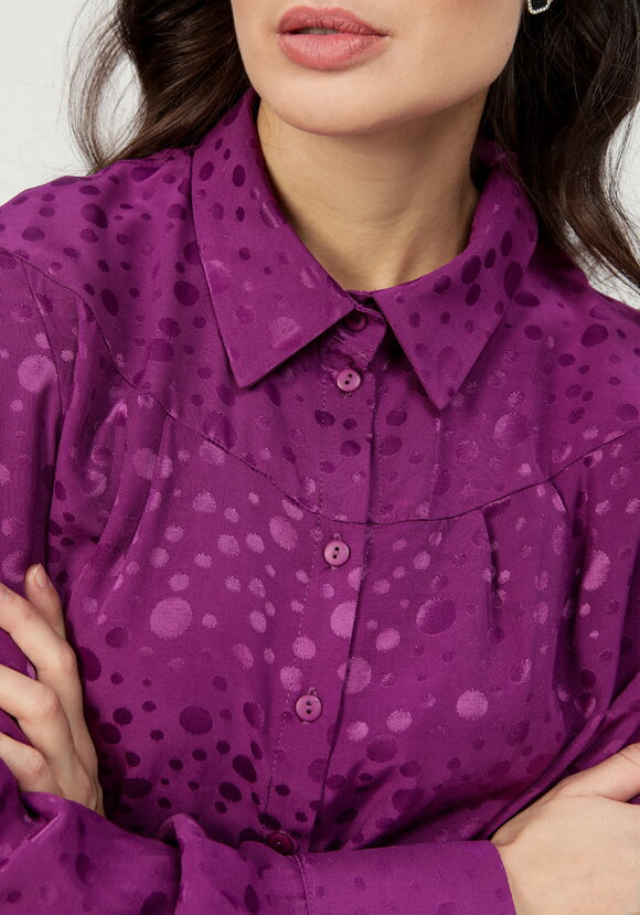 Блуза с шелковым рисунком в переплетении шир.  580, рис. 5