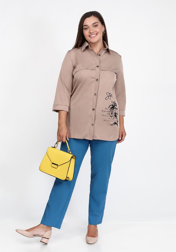 Блуза Приятная прогулка шир.  580, рис. 1