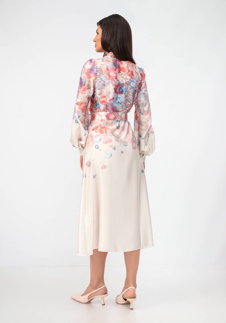 Платье с градиентным цветным рисунком шир.  750, рис. 3