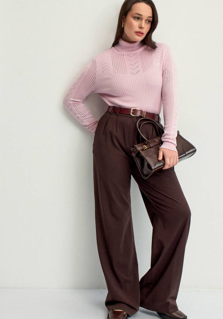 Водолазка из вискозы с узором шир.  750, рис. 30