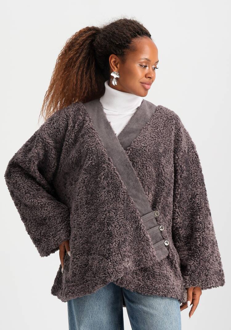 Кардиган из меховой ткани шир.  750, рис. 18